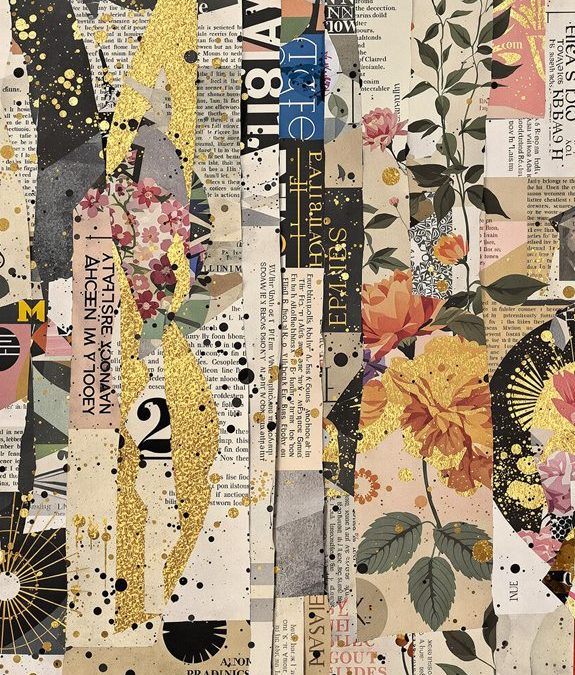Turn Vintage Magazine Pages Into Modern Art