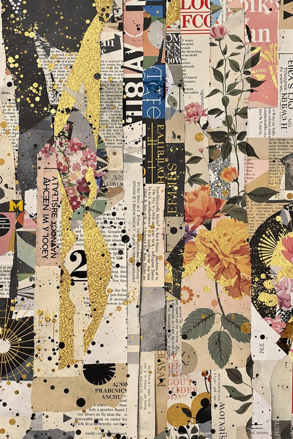 Turn Vintage Magazine Pages Into Modern Art