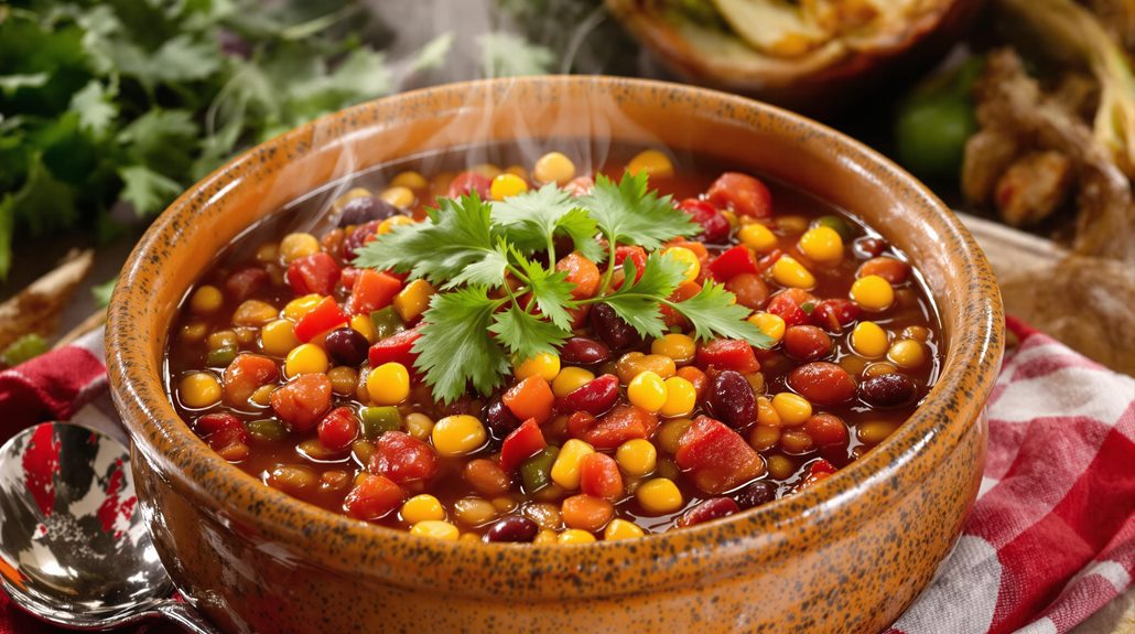Hearty Bean and Vegetable Chili
