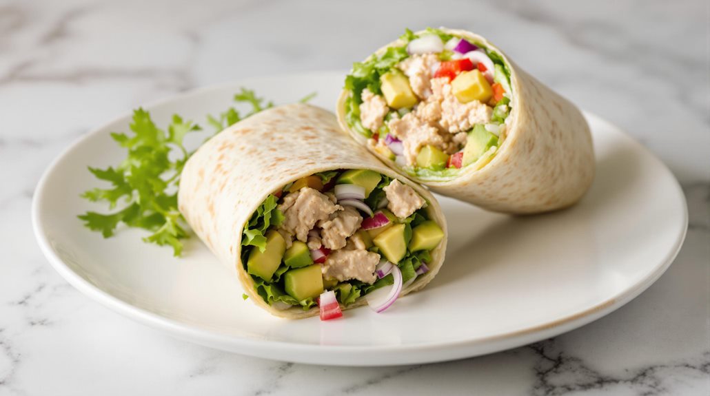 Quick and Healthy Tuna Salad Wraps